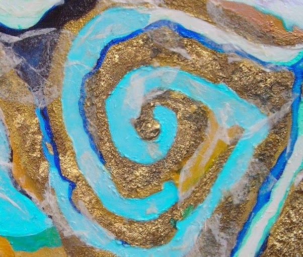 vue différente spirale bronze